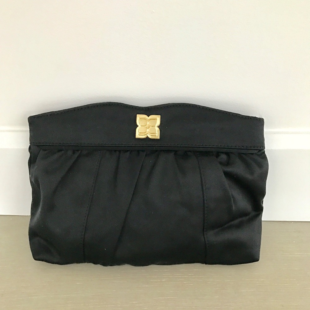 BCBG Maxazria Satin Clutch